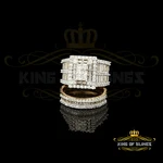 Sterling Yellow Silver Square 5.00CT Cubic Zirconia Bridal Womens Ring Size 7.5. Fixed Price $139.99.