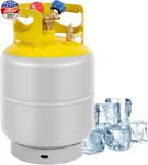 30LB Refrigerant Recovery Tank W/ 1/4 Sae Cylinder Reusable. Fixed Price $150.80.