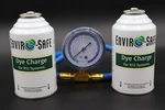 Dye Charge For R12 Auto A/c Refrigerant Systems, Envirosafe, Cans/gauge. Fixed Price $39.99.