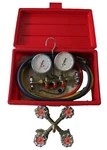 Robinair Manifold Gauge Set Hoses 4 Valve Mixing Stems Hvac Kit Vintage W/case. Fixed Price $83.64.