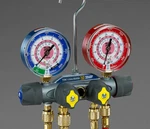 Yellow Jacket 49960 Titan 4-VALVE Manifold Gauge Set, 4-HOSE R-410A Compatible. Fixed Price $364.92.