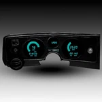 Intellitronix Teal Led Digital Gauge Cluster Set For 69 Chevy Chevelle. Fixed Price $507.05.