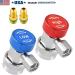 R134A Quick Coupler Connector Adapter High & Low Adjustable With 1/4" Male Flare. Fixed Price $10.44.
