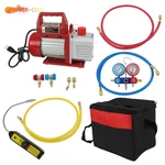 4CFM 1/3HP Rotary Vane Air Vacuum Pump Hvac + Refrigerant Kit Manifold Gauge. Fixed Price $101.43.