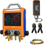 Elitech Digital Valve Manifold W/hoses Clamps & Vacuum Gauge, EMG-40VPRO. Fixed Price $569.99.