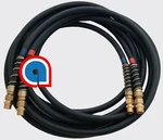 Rubber Air Line, Red & Blue Ft Brass 1/2" Swivel, REF:11-8112, 179.3009.12. Fixed Price $44.00.