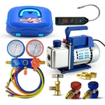 Hiatsu Hvac Tools Kit 4.5CFM Vacuum Pump Mini Split 5PA Rotary Vane Vacuu.... Fixed Price $197.22.