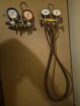 2-YELLOW Jacket Charging Manifolds Titan. Fixed Price $125.00.
