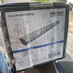 Vibrant 13182 3" Oval T304 Stainless Steel Straight Tubing 5FT 2-3/16X3.5 Nom. Fixed Price $150.00.