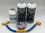 Envirosafe Industrial R134A Replacement Refrigerant, Proseal, Prodry, Gauge Kit. Fixed Price $58.99.