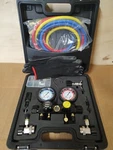 Lichamp GAUGES123424 Manifold, & Hose Set - Black. Fixed Price $88.00.