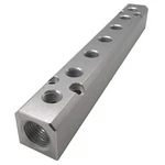 7 Way Pneumatic Manifold Air Distribution Block, G1/2 9 Port, 30X30MM. Fixed Price $27.46.