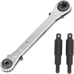 Hvac Service Wrench, Refrigeration With 2 Pcs Hexagon Bit Adapter,. Fixed Price $19.39.