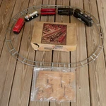 Vtg Marx Vanderbilt Windup Train SET-5 CARS-10 Pieces Track-original Lid & Instr. Fixed Price $99.00.
