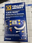 Yellow Jacket Yjack Wireless Dual Port Manometer 67068. Fixed Price $224.50.