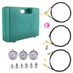 Hydraulic Pressure Tester Diagnostic Couplings Tool Kit 3 Gauges M10X1.25. Fixed Price $58.32.
