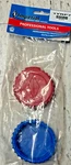 Imperial Manifold Set Protective Boots, 400-RB, 2-1/2" Red & Blue. Fixed Price $14.32.