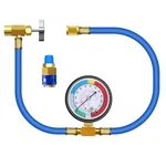 Jifetor Charge Hose With Gauge For R134A, Car Hvac Refrigerant 23 Inch. Fixed Price $27.84.