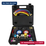 Bacoeng Manifold Set For R134A R410A R22, Hvac With Hoses, Way. Fixed Price $76.46.