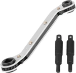 Hvac Service Wrench, Refrigeration With 2 Pcs Hexagon Bit Adapter,. Fixed Price $14.99.