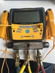Fieldpiece Sman 360 3-PORT Digital Manifold & Micron Gauge + Hoses Clamps. Fixed Price $329.95.