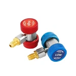 R134A Ac Quick Coupler Adjustable Adapters 1/4" Sae Male Flare High Low Freon.... Fixed Price $27.69.