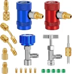 Wadeo R1234YF Kit, Ac Gauge Hose Conversion Adapters Including Q. Fixed Price $55.23.