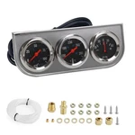 3IN1 Triple Gauge Kit 52MM Car Oil Pressure, Water Temp, Ammeter. Fixed Price $30.99.