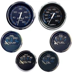 Faria Beede Instruments Chesapeake Black Ss Boxed Set - Inboard Motors KTF003. Fixed Price $320.99.