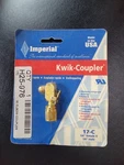 Imperial 17-C Kwik-coupler Eliminates A/c Coolant Loss, For 1/4" Ports. Fixed Price $35.00.