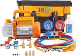 Bomba De Vacio Aire Hvac Conjuntos Manometro Combinado Refrigeracion 1/4HP. Fixed Price $170.99.