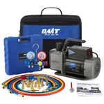 Omt Manifold Gauge Set 5CFM 1/2HP Sparkless Vacuum Pump A/c Refrigerant Kit R32. Fixed Price $149.99.