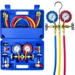 Way Ac Gauge, Manifold Set For R134A R410A R12 R22 R502 Refrigerant,. Fixed Price $65.99.