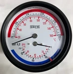 Jones Stephens J40-560 Tridicator 3.5" Dial 70-320 0-75PSI/FEET H2O 2.75" Stem. Fixed Price $29.95.