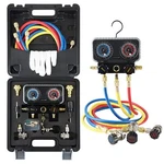 Lichamp Ac Manifold Gauge Set R1234YF R134A R404A Automotive Freon Tool Kit. Fixed Price $116.39.
