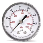 Pressure Gauge, Commercial, To 160 Psi, 2 In Dial, Acrylic Lens, 1/4 Mnpt,. Fixed Price $6.45.