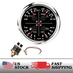 Racetech 110MM 4IN1 Oil Pressure Water Temp Fuel Level Volt Meter Multi Gauge. Fixed Price $88.34.