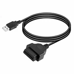 Cerrxian 3.3FT Obdii Female Usb CABLE,OBD2 Power Black. Fixed Price $17.17.