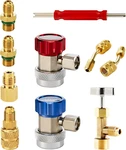 Tool Kit, 8-PIECE Gauge Hose Conversion Adapters Including R134A. Fixed Price $38.89.