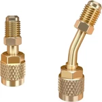 Straight & Angled Adapter, R410A Mini Split 5/16" Female. Fixed Price $9.48.