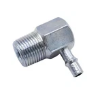 Yuchenshlp Intake Manifold Vacuum Fitting 90 3/8IN Npt 1/4IN Nipple, Silver. Fixed Price $20.99.