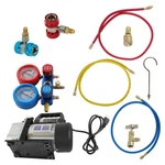 Powerful 5PA 3CFM Air Vacuum Pump + Gauge Set Combo Hvac & R134A Kit. Fixed Price $83.27.