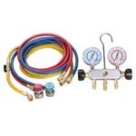 Dayton 4PDF7 Manifold Gauge Set, 2 Valve, 3 Hoses. Fixed Price $244.99.