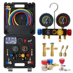 Wisscool Ac Gauge Set R410A R134A R22 Automotive Valve Manifold 5FT. Fixed Price $96.14.
