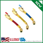 R134A R410A R22 R12 Charging Hoses And Ball Valve Set Hvac Low Loss Fittings New. Fixed Price $43.73.