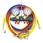 Yellow Jacket 49987 4-VALVE Titan Test/charging Manifold, Gauges. Fixed Price $308.75.