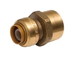 Sharkbite U070LFA Lead-free 200 Psi Brass Connector 3/8 Push X 1/2 Fpt Dia. In.. Fixed Price $11.80.