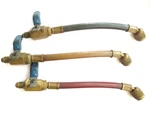 Yellow Jacket 25980 3 Pc Set 9" Flexflow Adapter Hose With Compact Ball Valves. Fixed Price $64.00.