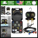 Lichamp Hvac Manifold Gauge Set With 5 Ft Hoses For R134A R410A R32. Fixed Price $141.99.