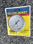 New Yellow Jacket 49002 R12 R22 R502 2-1/2 Blue O-350 Psi Refrigeration Gauge. Fixed Price $37.00.